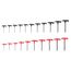 Flat End Hex T-Handle Key Set, 21-Piece (5/64-3/8", 2-10 mm)