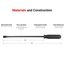 36" Angled End Handled Pry Bar