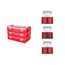 Pick, Hook, and Mini Pry Bar Set w/ Mini Stacking Tool Boxes (24-Piece)
