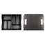 6-Cavity Parts Tray and Lid Insert for Stacking Tool Box