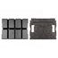 8-Cavity Parts Tray and Lid Insert for Stacking Tool Box