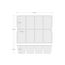 8-Cavity Parts Tray and Lid Insert for Stacking Tool Box