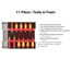 Insulated Drivers and Pliers Set w/ Stacking Tool Box and Organizer Bin, 11-Piece (Combination, Long Nose, Diagonal Cutting)
