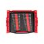 Stubby Combination Wrench Set with Open Top Drawer and Rack, 25-Piece (1/4-3/4", 6-19mm)