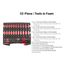 1/4" Drive 6-Point and 12-Point Socket and Ratchet Set with Open Top Drawer and Rack, 52-Piece (5/32-9/16")