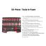 1/4" Drive 6-Point Socket and Ratchet Set with Open Top Drawer and Rack, 58-Piece (5/32-9/16", 4-15mm)
