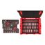 1/4", 3/8" Drive 6-Point Socket and Ratchet, Screwdriver, and Pliers Set in Modular Stacking Tool Box, 2-Drawer (127-Piece)