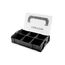 Black Mini Stacking Tool Box w/ Dividers