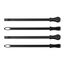 3/8" Drive x 8" Crowfoot Wrench Organizer Key (Black)