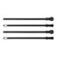 3/8" Drive x 10" Crowfoot Wrench Organizer Key (Black)