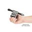 1/2" Drive x 7" Crowfoot Wrench Organizer Key (Black)