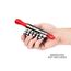 1/2" Drive x 7" Crowfoot Wrench Organizer Key (Red)