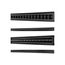 14-Tool 3/8" Drive Flare Nut Crowfoot Wrench Organizer Rack, Black (5/16 - 1-1/16")