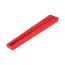 18-Tool 3/8" Drive Flare Nut Crowfoot Wrench Organizer Rack, Red (8-27mm)
