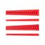 18-Tool 3/8" Drive Flare Nut Crowfoot Wrench Organizer Rack, Red (8-27mm)