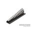 13-Tool 3/8" Drive Crowfoot Wrench Organizer Rack, Black (5/16-1")