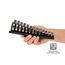 13-Tool 3/8" Drive Crowfoot Wrench Organizer Rack, Black (5/16-1")