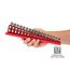 17-Tool 3/8" Drive Crowfoot Wrench Organizer Rack, Red (8-24mm)