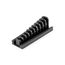10-Tool 1/2" Drive Crowfoot Wrench Organizer Rack, Black (11/16 - 1-1/4")