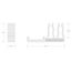 1/2" Drive Side Mount Ratchet and Extension Holder Set (2-Piece)