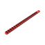1/4" Drive x 18" Socket Rail, 20 Clips (Red)
