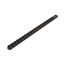 1/4" Drive x 18" Socket Rail, 20 Clips (Black)