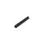 3/8" Drive x 8" Socket Rail, 10 Clips (Black)