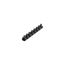 1/2" Drive x 8" Socket Rail, 8 Clips (Black)