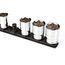 1/2" Drive x 8" Socket Rail, 8 Clips (Black)