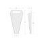 3/4" Drive x 8" Socket Rail, 5 Clips (Gray)