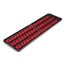1/4" Drive 3-Rail Socket Organizer Set, Red (60-Tool)