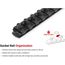 3/8" Drive 2-Rail Socket Organizer Set, Black (20-Tool)