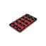 3/4" Drive 3-Rail Socket Organizer Set, Red (15-Tool)