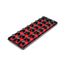 3/4" Drive 3-Rail Socket Organizer Set, Red (24-Tool)