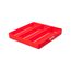 3-Compartment Organizer Tray (Red)