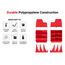 15-Tool Modular Wrench Organizer Set (Red)