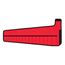 16-Tool Angle Head Wrench Pouch (Red, 10 - 27mm)