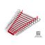 14-Tool Combination Wrench Organizer Rack (Red)