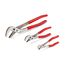 Angle Nose Slip Joint Pliers Set, 3-Piece (5, 7, 10")