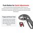 5" Angle Nose Push Button Adjustable Pliers