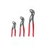 Angle Nose Push Button Adjustable Pliers Set, 3-Piece (5", 7", 10")