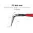 6" 70-Degree Bent Smooth Jaw Long Nose Pliers