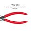 6" 70-Degree Bent Smooth Jaw Long Nose Pliers