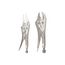 Locking Pliers Set, 2-Piece (Curved Jaw, Long Nose)