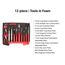 Gripping, Cutting, and Locking Pliers Set w/ Open Top Drawer and Rack (12-Piece)