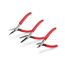 Mini Pliers Set, 3-Piece (Long Nose, Flat Nose, Cutting)