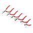 Mini Pliers Set, 6-Piece (Needle Nose, Long Nose, Flat Nose, Cutting)
