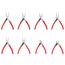 Mini Pliers Set, 8-Piece (Needle Nose, Long Nose, Flat Nose, Cutting)