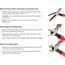 Mini Pliers Set with Pouch, 8-Piece (Needle Nose, Long Nose, Flat Nose, Cutting)
