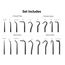 Pointed and Blunt Pick and Hook Set (18-Piece)